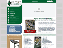 Tablet Screenshot of centuryconveyor.com